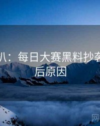 独家深扒：每日大赛黑料抄袭风波背后原因