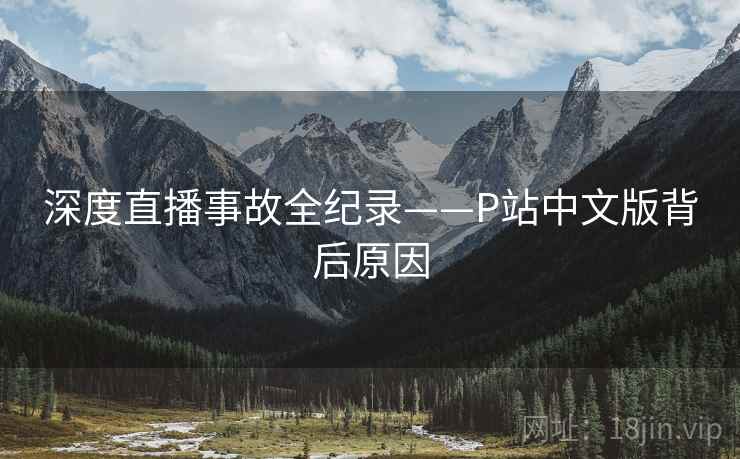 深度直播事故全纪录——P站中文版背后原因
