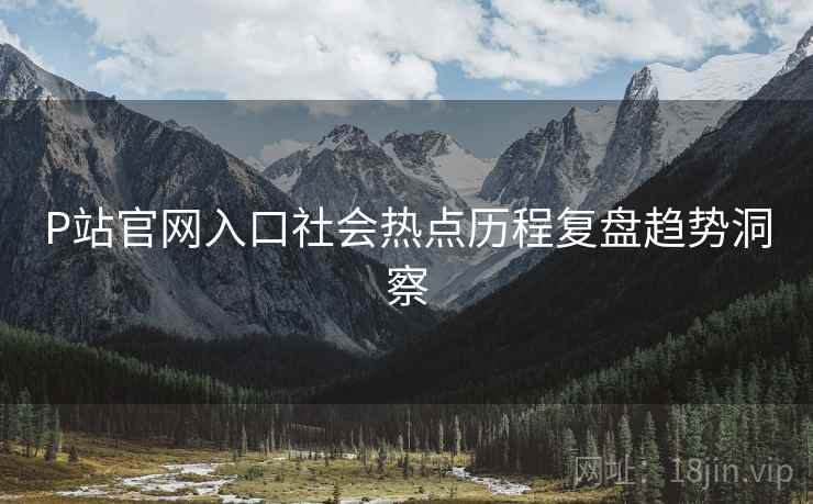 P站官网入口社会热点历程复盘趋势洞察