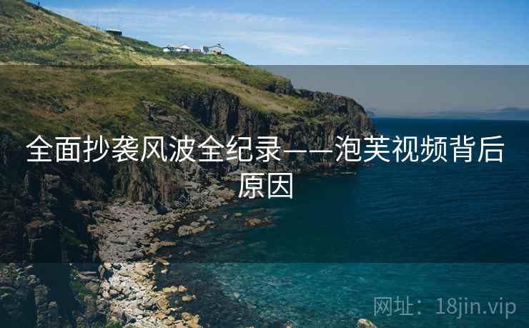 全面抄袭风波全纪录——泡芙视频背后原因