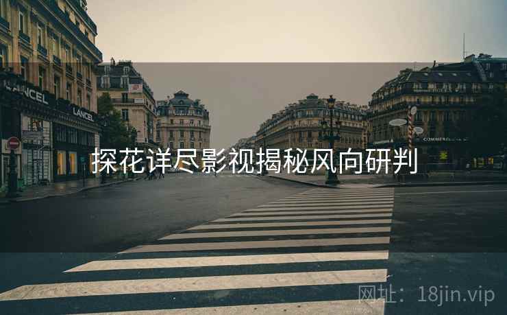 探花详尽影视揭秘风向研判