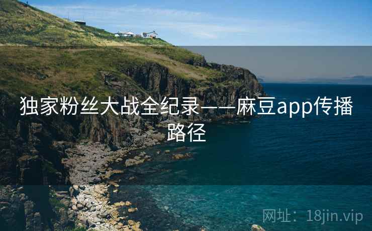 独家粉丝大战全纪录——麻豆app传播路径