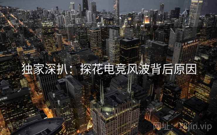独家深扒：探花电竞风波背后原因