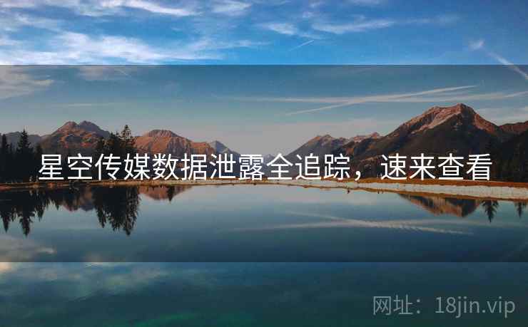 星空传媒数据泄露全追踪，速来查看