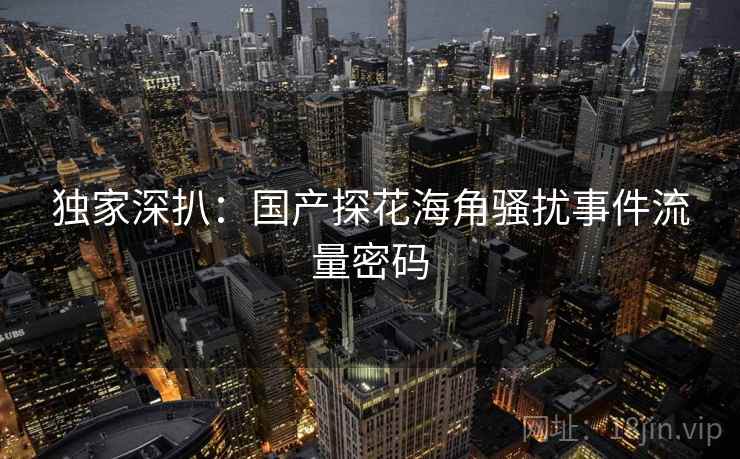 独家深扒：国产探花海角骚扰事件流量密码