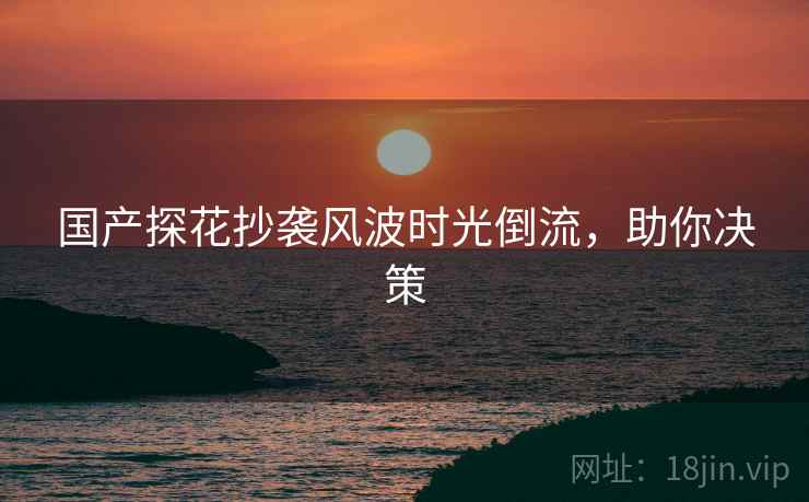 国产探花抄袭风波时光倒流，助你决策